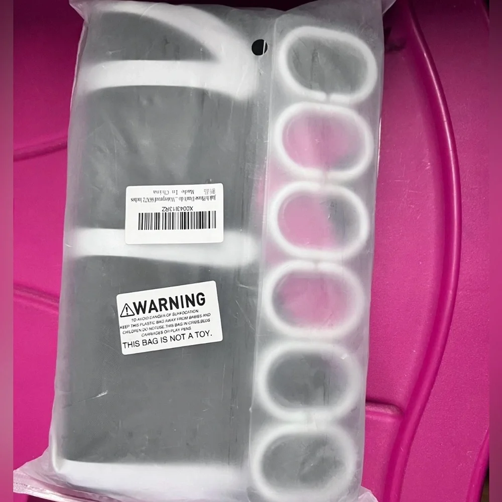 Novelty Shower Curtain Gag (literally) Gift Bathroom Funny Drugs 66”x72”